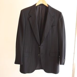 vintage brioni pinstripe suit jacket